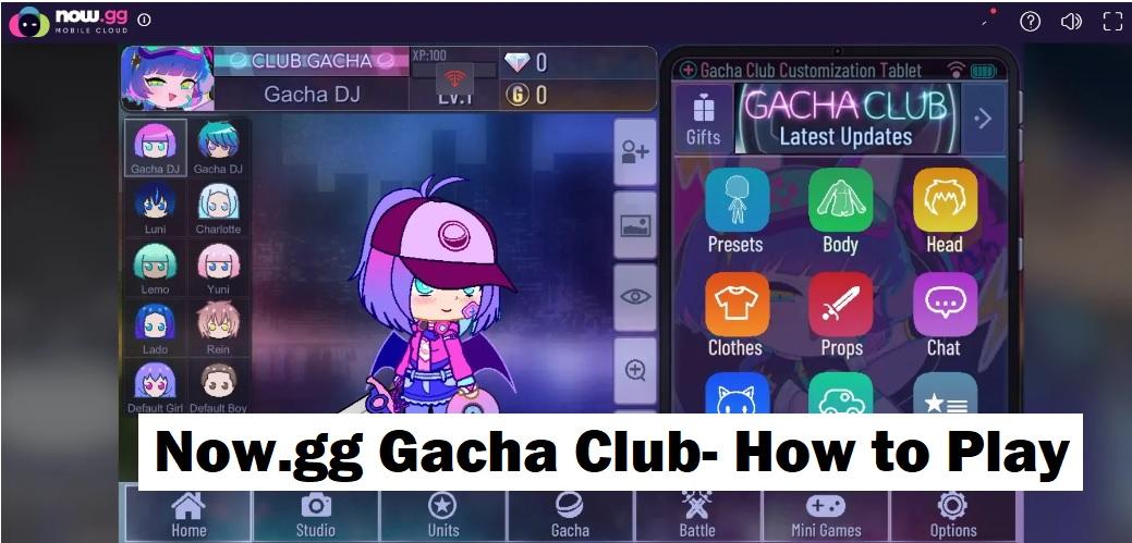 Now. gg Gacha Club